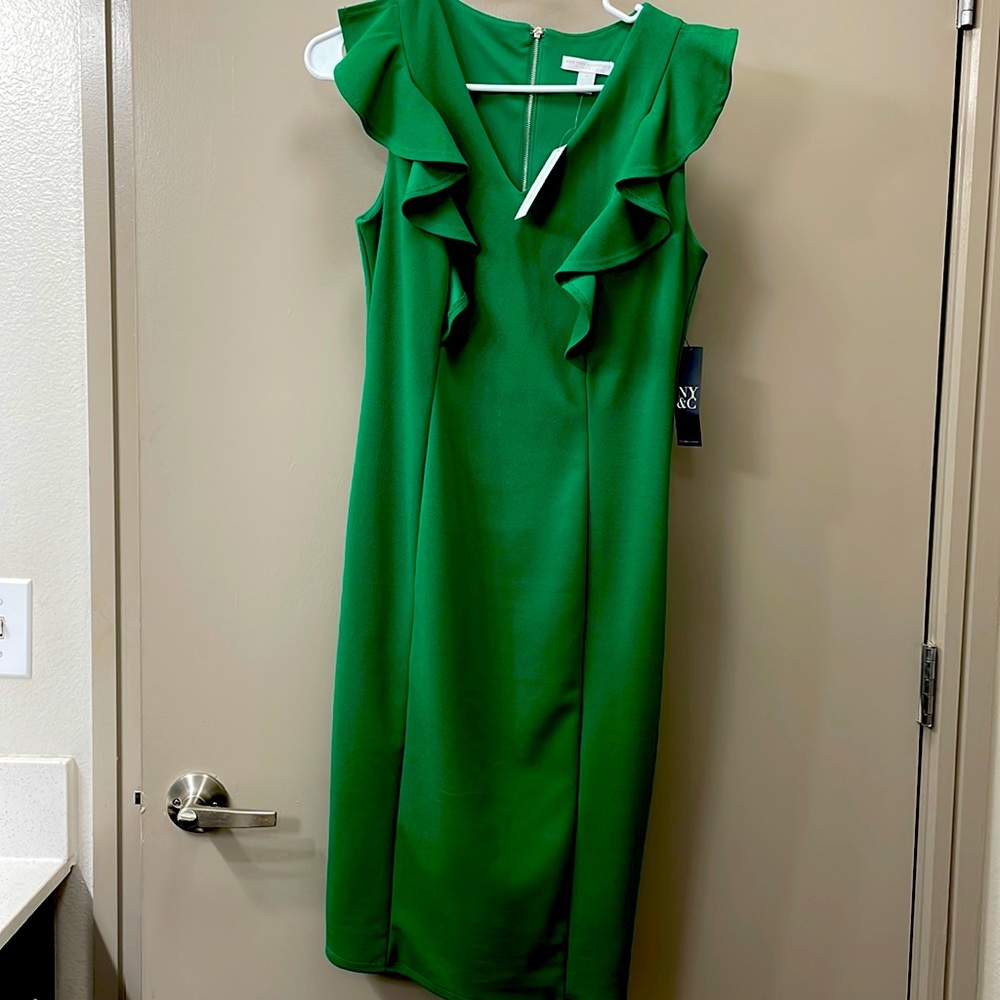 New York & Company size Small, green dress